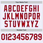 Custom Name Number Personalized Authentic Baseball Jersey Red-Light Blue White Mesh Throwback Team Edition Personalized White