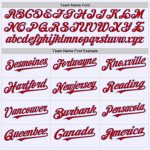 Custom Name Number Personalized Authentic Baseball Jersey Red-Light Blue White Mesh Throwback Team Edition Personalized White