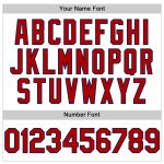 Custom Name and Number Twinkle Star 3D Pattern Baseball Jersey - Personalized White Red Navy Gradient Design Personalized