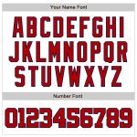 Custom Name Number Personalized Baseball Jersey White Red-Navy Authentic Raglan Sleeves Team Apparel Personalized White Red-Navy