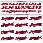 Custom Name Number Personalized Baseball Jersey White Red-Navy Authentic Raglan Sleeves Team Apparel Personalized White Red-Navy