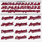 Custom Sleeveless Baseball Jersey - White Red-Navy Authentic Design Personalized White Red-Navy Authentic Sleeveless Baseball
