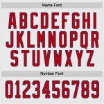 Customizable Red and Navy Hockey Jersey - Personalized Sports Apparel Personalized White Red-Navy Hockey Jersey