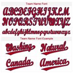 Custom Softball Jersey Personalized with Name & Number - White, Red-Navy Team Design Personalized White Red-Navy Softball