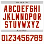 Custom Name and Number Personalized 3D Pattern Baseball Jersey - White Red Gold Sharp Design Personalized White Red-Old Gold