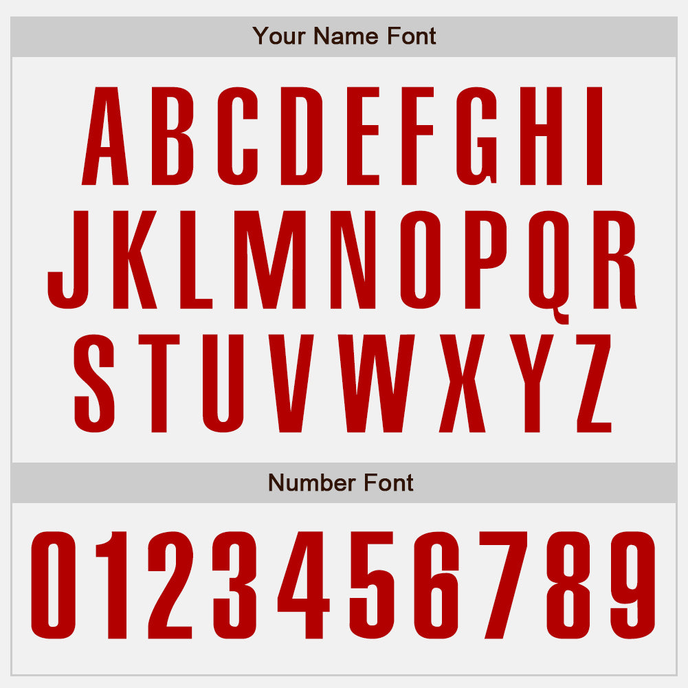 Personalized White Red-Old Gold Authentic Baseball Jersey Personalized Authentic Baseball Jersey in White, Red and Gold - Custom Team Shirt Personalized White Red-Old Gold Authentic - Image 5