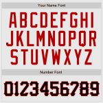 Custom Name Number Personalized Black-Red Pinstripe Baseball Jersey for Team Authentic Raglan Sleeves Personalized White