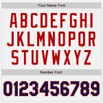 Custom Team Name Number Navy Bomber Jacket Personalized Red White Pinstripe Full-Snap Varsity Letterman Personalized White
