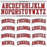 Custom Name Number Basketball Jersey Red-Black White Red Pinstripe Authentic Design Personalized White Red Pinstripe Red-Black
