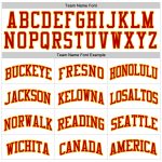 Personalized Red-Gold Basketball Jersey - Authentic White and Red Pinstripe Design Personalized White Red Pinstripe Red-Gold