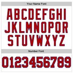 Custom Name Number Red-Royal White Red Pinstripe Basketball Jersey - Personalized Authentic Team Jersey Personalized White