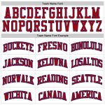 Custom Name Number Red-Royal White Red Pinstripe Basketball Jersey - Personalized Authentic Team Jersey Personalized White