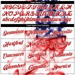 Custom Name and Number 3D American Flag Performance T-Shirt - Personalized White Red-Purple Team Apparel Personalized White