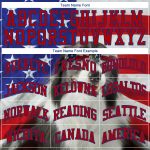 Custom Name and Number 3D American Flag Baseball Jersey, Personalized Red-Royal Fashion Team Apparel Personalized White Red-Royal