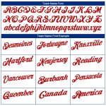 Custom Name and Number 3D American Flag Golf Polo Shirt - Personalized Red-White-Royal Team Apparel Personalized White Red-Royal