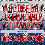Custom American Eagle Baseball Jersey, 3D Pattern Design, Personalized Team Name & Number in White Red-Royal Personalized