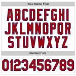 Custom Name and Number 3D Twinkle Star Gradient Baseball Jersey - Personalized Red-Royal Design Personalized White Red-Royal