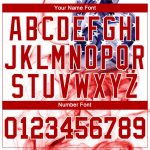 Custom Name and Number American Flag 3D Long Sleeve Performance T-Shirt - White Red-Royal Team Apparel Personalized White