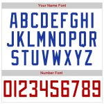Custom Name Number Authentic American Flag Baseball Jersey - Personalized Red White Royal Team Jersey Personalized White