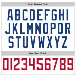Custom Name and Number Baseball Jersey - Personalized Authentic Red-Royal Team Jersey Personalized White Red-Royal Authentic