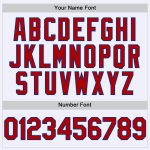 Custom Name Number Personalized Throwback Baseball Jersey - White Red-Royal Authentic Mesh Team Jersey Personalized White
