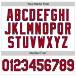 Custom Team Name Number Personalized Performance Vapor Golf Polo Shirt Red-Royal White Personalized White Red-Royal Performance