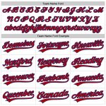 Custom Team Name Number Personalized Performance Vapor Golf Polo Shirt Red-Royal White Personalized White Red-Royal Performance