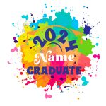 Custom Name and Number Graduation T-Shirt - Personalized White Royal 3D Design for Team Performance Personalized White Royal