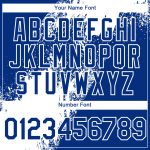 Custom Name and Number Unisex Softball Jersey - Personalized White 3D Abstract Brush Stroke Two-Button Design Personalized