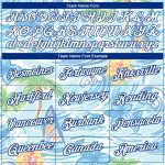 Custom Name and Number Performance T-Shirt with 3D Palm Trees and Flowers Design - Personalized White Beach Hawaii Tee Personalized