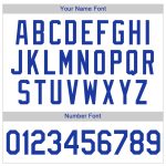 Custom White Royal Baseball Jersey - Personalized Authentic Design Personalized White Royal Authentic Baseball Jersey