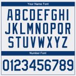 Custom Name and Number Personalized White Royal Authentic Baseball Jersey Personalized White Royal Authentic Baseball Jersey