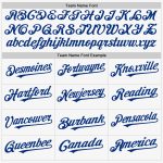 Personalized Authentic Sleeveless Baseball Jersey in White - Custom Team Apparel Personalized White Royal Authentic Sleeveless