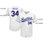 Custom White Royal Baseball Jersey - Personalized Sports Apparel Personalized White Royal Baseball Jersey