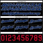 Custom Team Name and Number Basketball Shorts - Personalized White Royal Black Authentic Throwback Fashion Personalized White