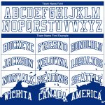 Custom Name Number Basketball Jersey Sublimation Round Neck Personalized White Royal Color Splash Team Suit Personalized