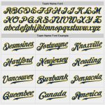 Personalized Authentic Baseball Jersey in White with Royal-Gold Detailing Personalized White Royal-Gold Authentic Baseball