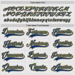 Personalized Royal-Gold Hockey Jersey for Custom Team Apparel Personalized White Royal-Gold Hockey Jersey