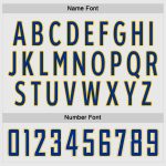 Custom Royal-Gold Hockey Jersey with Name and Number - Personalized White Team Jersey Personalized White Royal-Gold Hockey