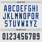 Personalized Royal-Gold Hockey Jersey for Custom Team Apparel Personalized White Royal-Gold Hockey Jersey