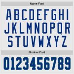 Personalized Hockey Jersey in White and Royal Kelly Green - Custom Team Apparel Personalized White Royal-Kelly Green Hockey