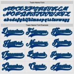 Custom Name and Number Hockey Jersey in White and Royal Kelly Green - Personalized Team Jersey Personalized White Royal-Kelly