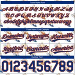 Custom Name and Number Personalized 3D Pattern Bears Basketball Shorts - White Royal-Orange Surfing Style Personalized White