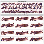 Custom Name and Number Baseball Jersey - Personalized White Royal-Orange 3D Pattern Design Authentic Team Gear Personalized