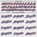 Custom Name and Number Personalized Authentic Baseball Jersey - White Royal Orange Team Jersey Personalized White Royal-Orange