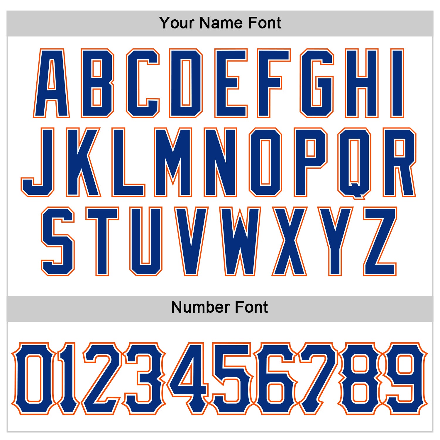 Personalized White Royal-Orange Authentic Sleeveless Baseball Jersey Team Custom Name and Number Custom Name Number Personalized Royal-Orange Sleeveless Baseball Jersey - Authentic Design Personalized White Royal-Orange - Image 4