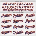 Personalized Custom Team Name and Number White Royal-Orange Bomber Varsity Letterman Two Tone Jacket Personalized White Royal-Orange