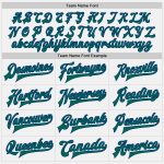 Custom Name and Number Kelly Green Varsity Letterman Jacket Personalized White Royal Pinstripe Bomber Full-Snap Personalized