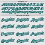 Custom Name and Number Baseball Jersey - Personalized Kelly Green-Royal Pinstripe Raglan Sleeves Personalized White Royal