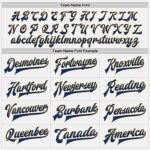 Custom Team Name Number Bomber Jacket Personalized White Royal Pinstripe Old Gold-Black Full-Snap Varsity Letterman Jacket